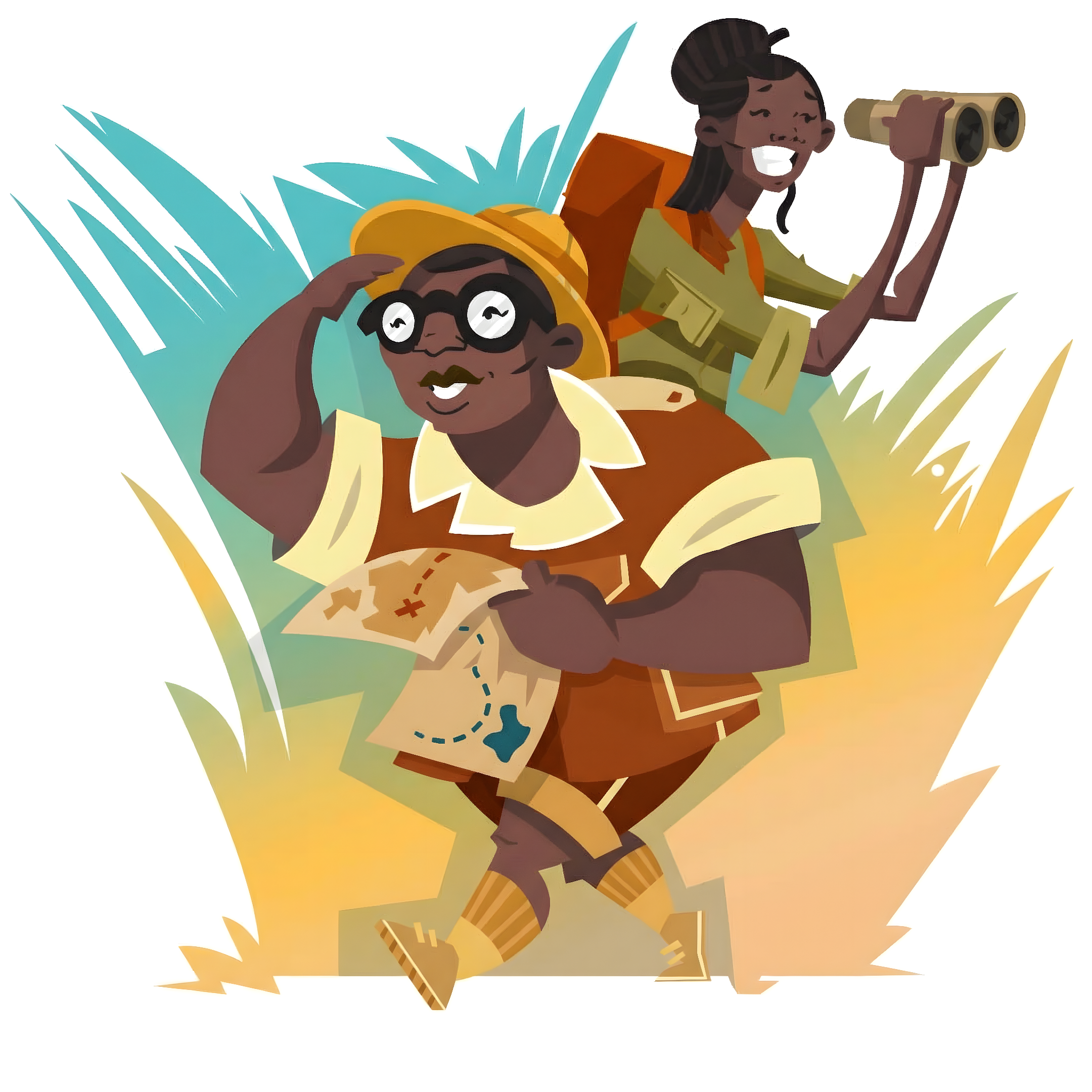 One eye on the map. One eye on the horizon.